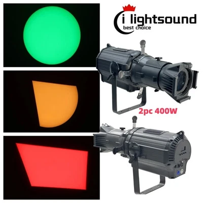 2pc 36° LED 400W LEKO Profile Spotlight RGBAL 5IN1 Par Lights For Studio TV show - Image 1 of 4
