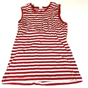 Club Monaco Women’s Size XS Sleeveless Top Shirt Red White Stripes Coastal #3971 - Picture 1 of 6