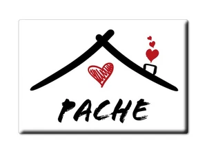Imán de nevera Pache apellido Love San Valentín regalo de cumpleaños - Imagen 1 de 9