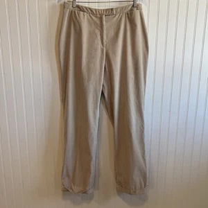 Davide Cenci Corduroy pants women  1951 size 46 vintage made in Italy US 10 Tan - Picture 1 of 13
