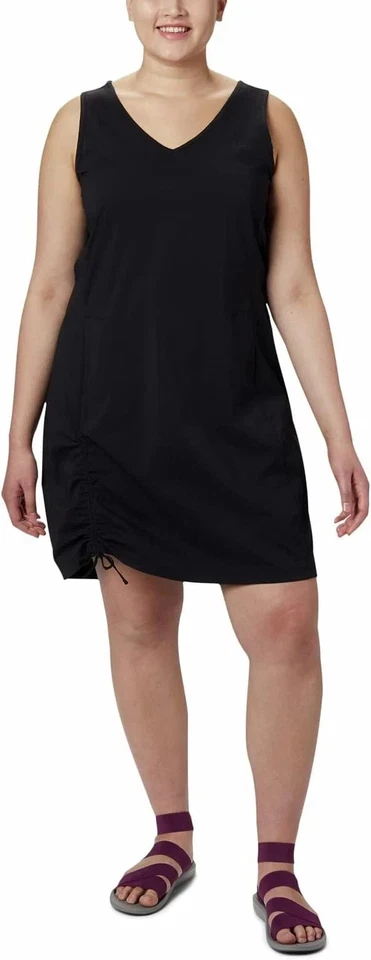 Columbia Women's Anytime Casual III Dress Black Size Small Omni Shade