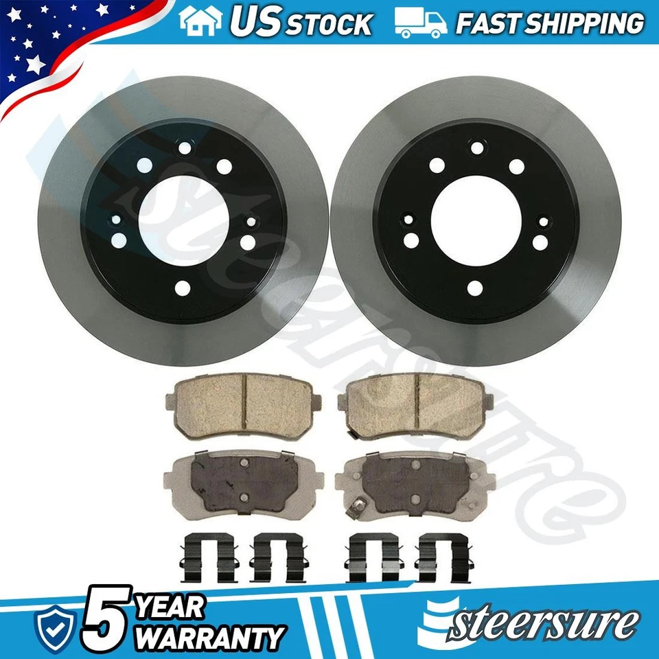 Juego de pastillas de freno de disco trasero Wagner rotor de freno de disco para Hyundai ix35 2015-2015 Foto 1 de 4