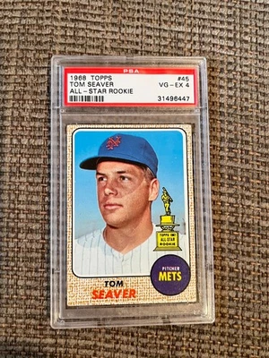 1968 Topps #$45 Tom Seaver All-Star Rookie PSA 4 Foto 1 de 2