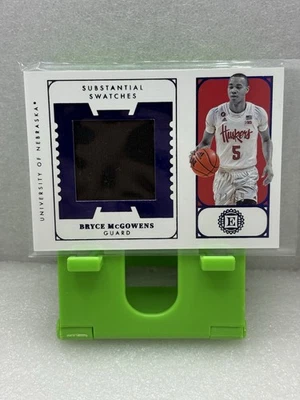 2022 PANINI CHRONICLES BRYCE MCGOWENS ENCASED SUBSTANTIAL SWATCHES ROOKIE #'D/99 - Image 1 of 2