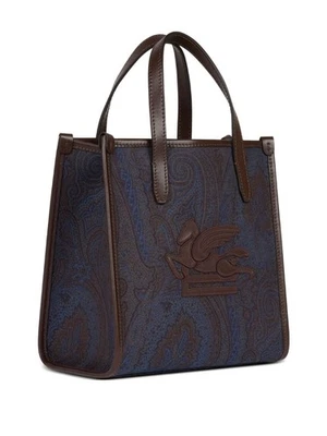 ETRO Small Love Trotter Bag with Blue Jacquard Design - Image 1 of 2