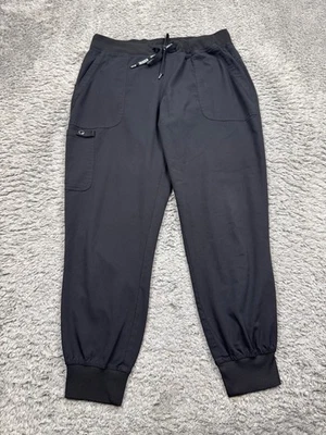 Pantalones Médicos Med Couture Mujeres Grandes Negros Pierna Cónica Uniforme Médico Enfermera Foto 1 de 4