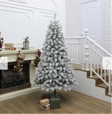Flocked Fir Christmad Tree - Image 1 of 3