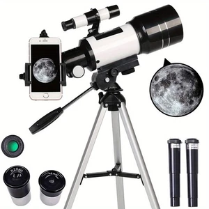 15/150 Professional Astronomical Telescope with High Tripod Adults Kids Gift - Picture 1 of 13