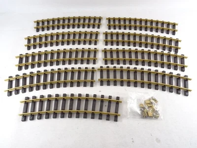 Trainline Gleis-Konvolut für Gartenbahn, neuwertig, 9 gebogene Gleise R2 - Bild 1 von 2