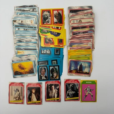 1980 OPC Topps Star Wars Empire Strikes Back 200+ Bilingual Card & Sticker Lot - Image 1 of 4