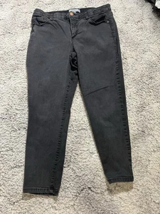 Wit&Wisdom Jeans Damen 14P Schwarz Tapered Elastischer Bund - Bild 1 von 7