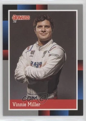 2021 Panini Donruss NASCAR Retro 1988 Silver Vinnie Miller #190 - Image 1 of 2