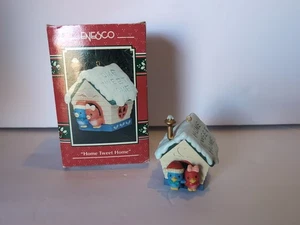 ENESCO Adorno de Navidad 1993 HOME TWEET HOME Casa de Pájaros Edición Limitada H48 - Imagen 1 de 5