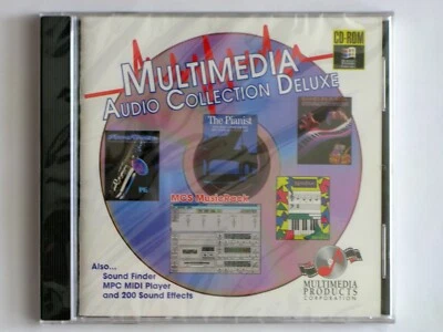 Multimedia Audio Collection Deluxe, Windows CD-ROM,  Factory Sealed Jewel Case - Image 1 of 2
