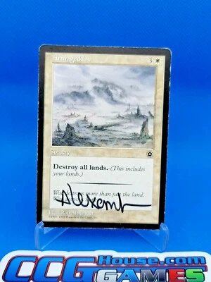 Armageddon - Portal Second Age SIGNED by Rob Alexander Magic MTG (B) *CCGHouse* - Image 1 of 4