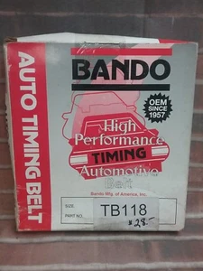 Engine Timing Belt-OHC Timing Belt Precision Engineered Timing Belt BANDO TB118 - Picture 1 of 2