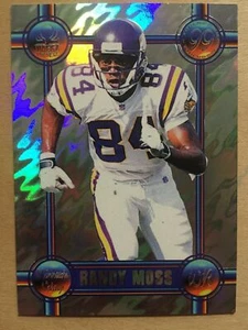 Randy Moss 1999 Pacific Omega 2ND YR REFRACTOR Look Card#14!Vikings WR GOAT HOF - Picture 1 of 3