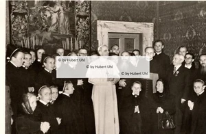 Postkarte Pabst Pius XII Original-Foto 1952 in sehr gutem Zustand - Bild 1 von 2