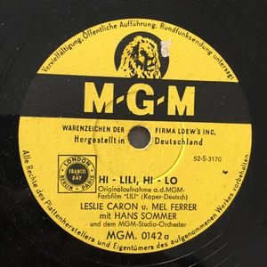 LESLIE CARON / MEL FERRER: Hi-Lili, Hi-Lo / Adoración (MGM.0142 / 10" / NM/) - Imagen 1 de 2