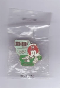 1992 Barcelona Olympics M&Ms Baseball Pin - Picture 1 of 1