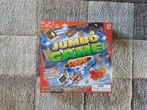 Jumbo Game Pack juego de mesa juego más 20 juegos rompecabezas damas verdugo NUEVO SIN USAR - Imagen 1 de 2