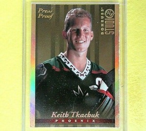 KEITH TKACHUK  1997  STUDIO PRESS PROOF GOLD /250   #8   Phoenix Coyotes