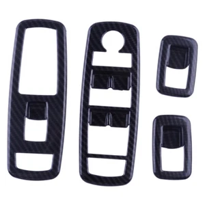 Window Switch Cover Trim Set Fit For Dodge Durango 2011-21 Carbon Fiber Style - Picture 1 of 8