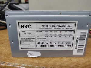 Alimentation Hkc sz-400 Dr 400w p20+4 - 3 molex - 1 SATA - tested - Photo 1/3