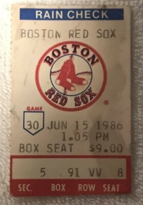 Boleto Robin Yount HR #147 15/06 Boston Red Sox Milwaukee Brewers MLB Foto 1 de 2