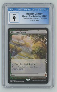 2020 Magic the Gathering Zendikar Rising Expeditions Horizon Canopy CGC 9 Mint
