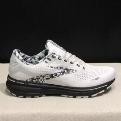 Brooks Ghost 15 Unisex Zapatillas para Correr - Zapatillas Amortiguadoras en Negro/Plateado Foto 1 de 4