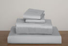 "Silver Solid" Cotton Bed Sizes Luxury Super Soft & Durable Bedding Sets 1000TC