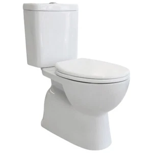 675*360*843mm Fienza Stella Gloss White Rimless S-TRAP Close-Coupled Toilet - Picture 1 of 5