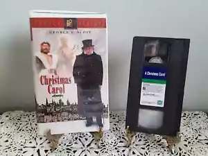 Charles Dickens Classic - George C. Scott - A Christmas Carol - 1995 - VHS Tape - Picture 1 of 1