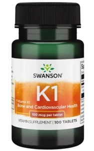 SWANSON - VITAMINA K1 100 mcg 100 tabs - VITAMINA K1 - Bild 1 von 1