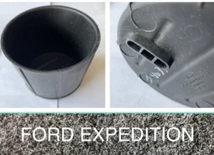 2007-2017 Ford Expedition Lincoln Navigator Left Rear Console Cup Holder OEM NEW - Picture 1 of 5