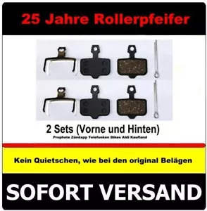 2 Sets ebike Prophete Bremsbeläge Aldi Lidl Kaufland Beläge Bremsbelag - Bild 1 von 5