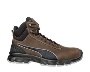 Stivaletti antinfortunistici da lavoro PUMA Condor uomo marroni punta acciaio intersuola S3L - Foto 1 di 4