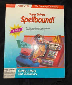Super Solvers Spellbound! (The Learning Company, Windows/Mac CD) NEW BIG BOX PC - Picture 1 of 6