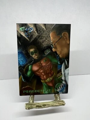 1995 Fleer Metal Batman Forever #31 Perfect Fit Foil Card - Image 1 of 4