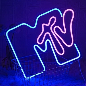 Music Neon Sign for Wall Decor Bedroom Music Room Record Room Recording Studio - Picture 1 of 6
