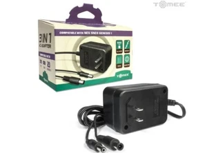 Tomee NES SNES Genesis 3 in 1 Heavy Duty AC Power Supply Wall Adapter Charger - Picture 1 of 5