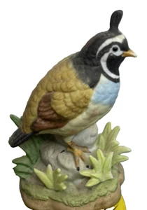 Estatuilla Bob Codorniz Blanca Pájaro Vida Silvestre Porcelana Pintada a Mano George Good 4" t - Imagen 1 de 6
