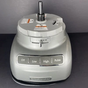 KitchenAid Food Processor Silver KFP1333CUO Base Only TESTED WORKS Single Owner - Picture 1 of 5