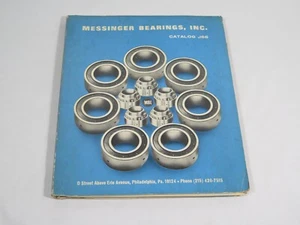 vintage Messinger Bearings, Inc. Catalog J66 - Foto 1 di 21