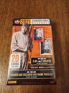 Scatola appendiabiti sigillata Panini Diamond Kings Baseball Factory 2021 - Foto 1 di 2