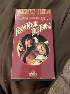 From Noon Till Three - Charles Bronson - VHS - Picture 1 of 2