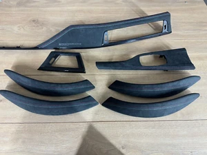 BMW F30 F31 F32 F34 F36 Interior Trim part SET ALCANTARA M stitches RHD - Picture 1 of 8