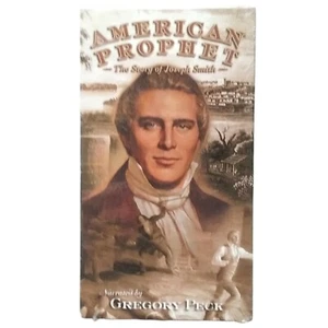 American Prophet VHS 1999 The Story Of Joseph Smith Narrated By Gregory Peck New - Picture 1 of 2