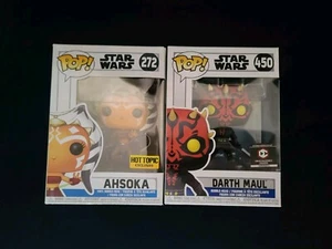 Darth Maul & Ahsoka Tano FUNKO POP (Hot Topic, Kelch EXKLUSIV) - Bild 1 von 4